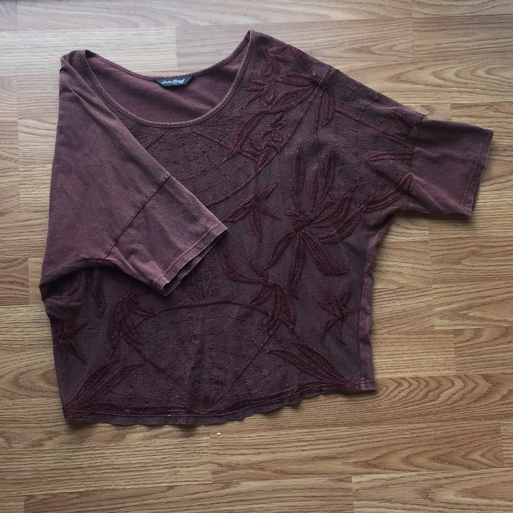 Lucky brand embroidered tee